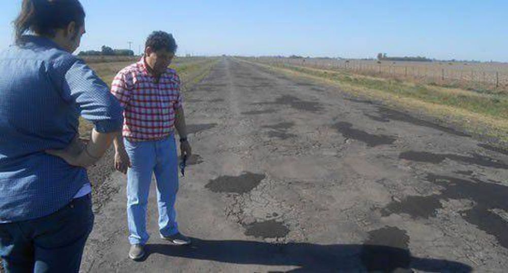 Reclamo por el estado de la Ruta 15