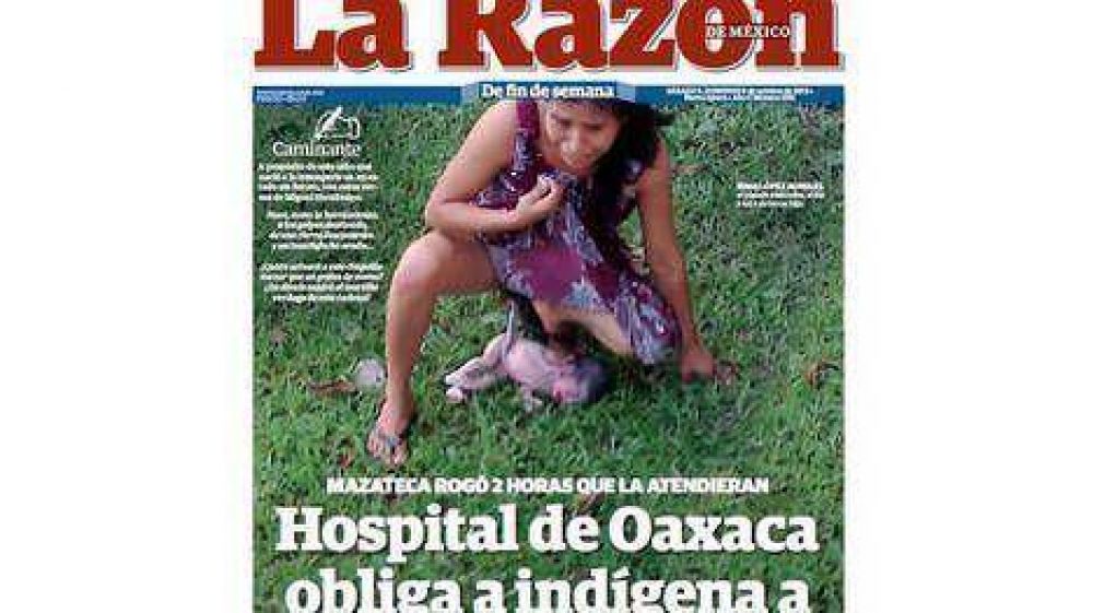 M�xico: una ind�gena tuvo que parir sobre el c�sped porque no tuvo atenci�n m�dica