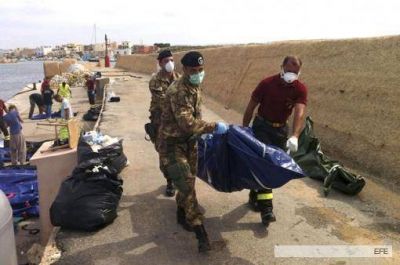Asciende a 232 el n�mero de muertos por el naufragio en Italia