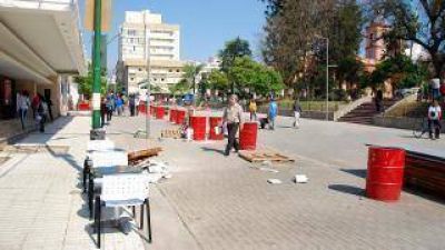 El jueves quedar� habilitada la calle San Mart�n para al tr�nsito vehicular