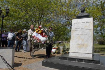 Regueiro: �Trabajando se rinde homenaje a Per�n�.