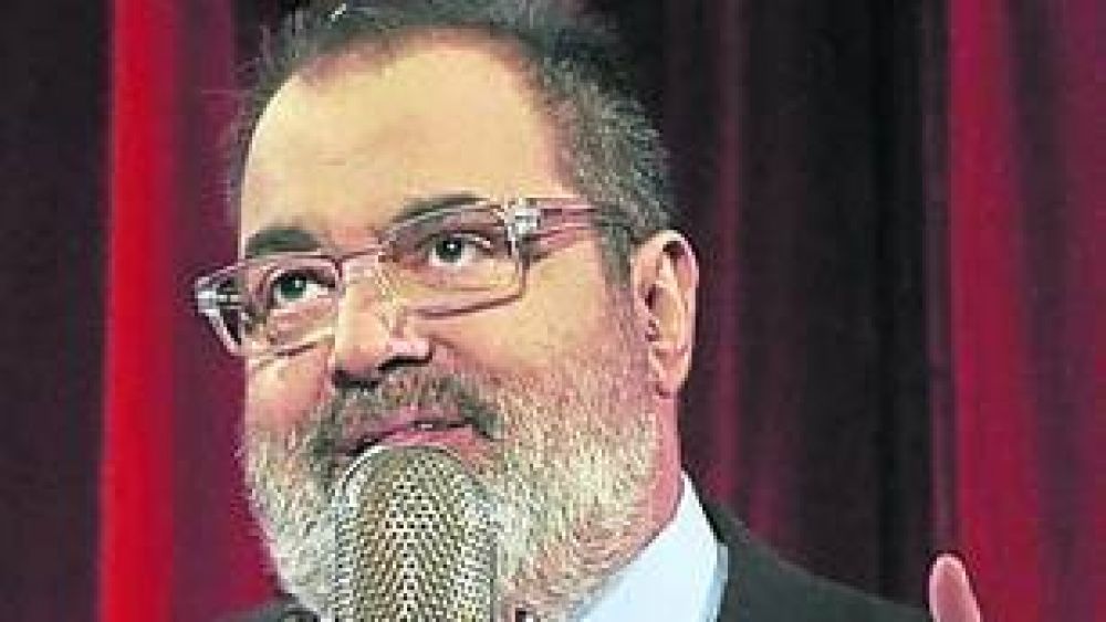Jorge Lanata, en la Fundaci�n Favaloro