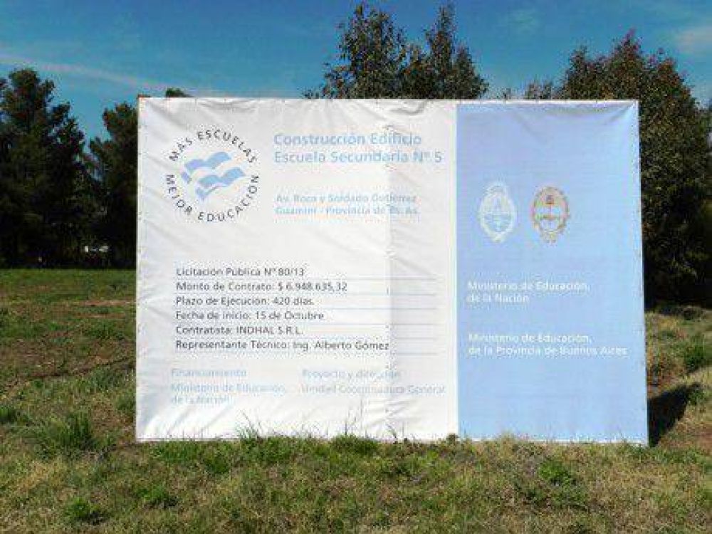 En pocos d�as comenzar� a construirse el secundario de Guamin�