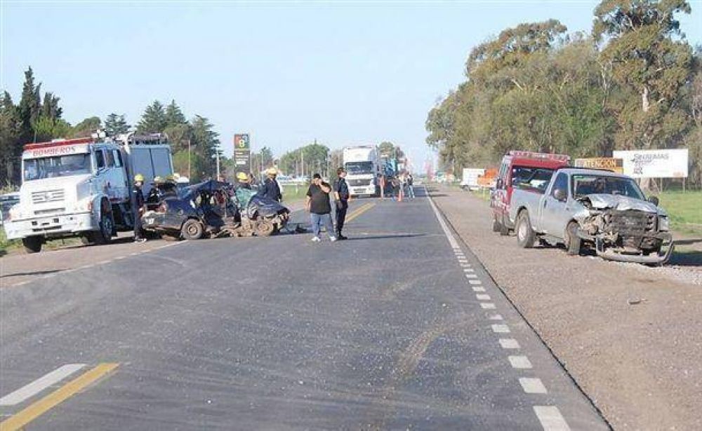 Falleci� un vecino en un accidente ocurrido ayer, en la Ruta Nacional 5