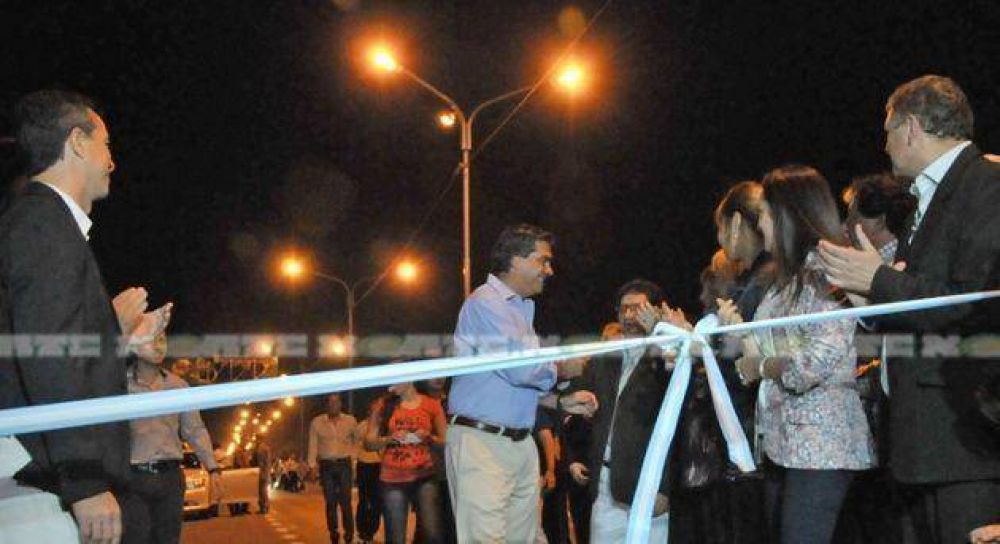 Barranqueras celebr� la repavimentaci�n de la avenida San Mart�n