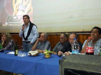 PALLARES HOMENAJEO A PERON INAUGURANDO LOCAL PARTIDARIO Y LUEGO EN UNA CENA EN VALENTIN ALSINA