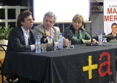 Alberto Fern�ndez y Gabriel Mercuri juntos