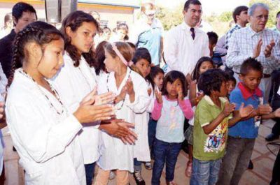 El Fort�n Mboror� estren� escuela y el a�o pr�ximo tendr� un secundario