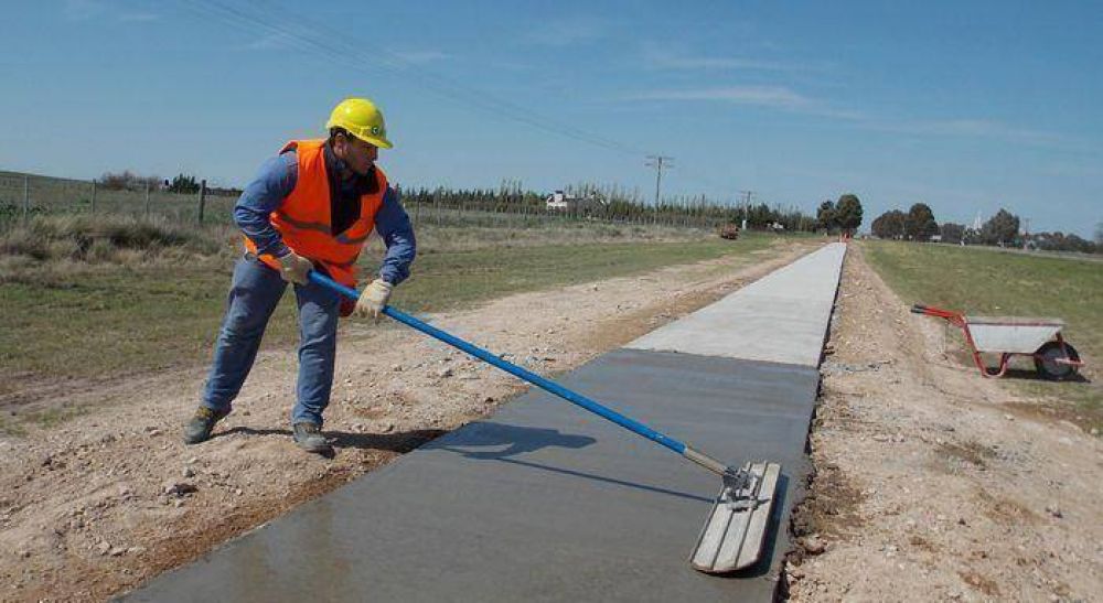 Uno de los accesos a Tornquist sigue cambiando su fisonom�a