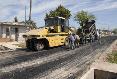 M�s obras: Ser�n asfaltadas 150 cuadras