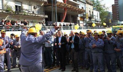 Macri inaugur� un paso a nivel en Colegiales