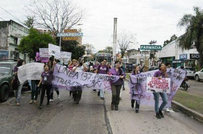 Becados de la L�nea 137 reclamaron contra la precarizaci�n laboral