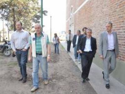 Meoni present� nuevas obras en el Complejo Gral. San Mart�n
