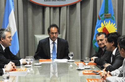 El Intendente Pittelli se reuni� con el Gobernador Daniel Scioli 