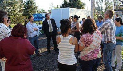 Gowland: inauguran puesto m�vil del CAJ