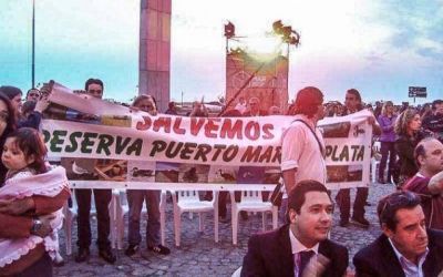 Reserva: vecinos protestaron en la inauguraci�n del Museo de Arte Contempor�neo