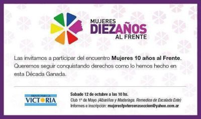 ENCUENTRO DE MUJERES DEL FRENTE PARA LA VICTORIA DE LA TERCERA SECCION ELECTORAL