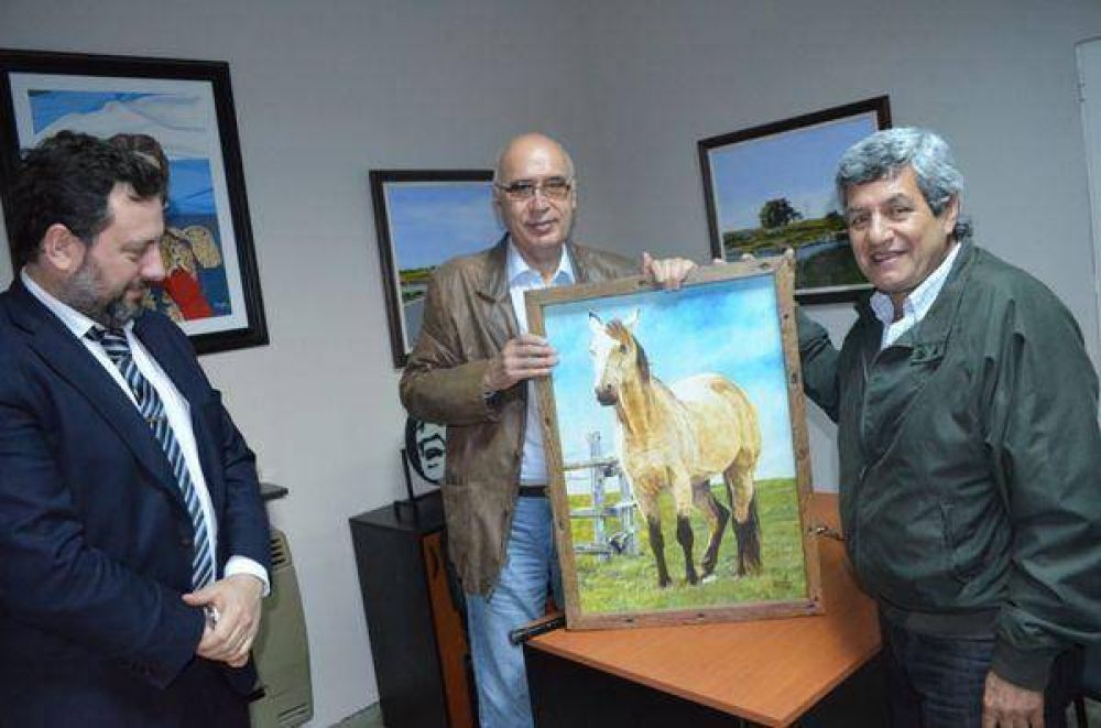 Gorosito recibi� al Diputado Nacional V�ctor De Genaro