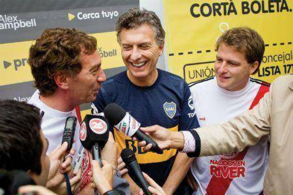 Mauricio Macri y Santilli apoyaron a Campbell en San Fernando