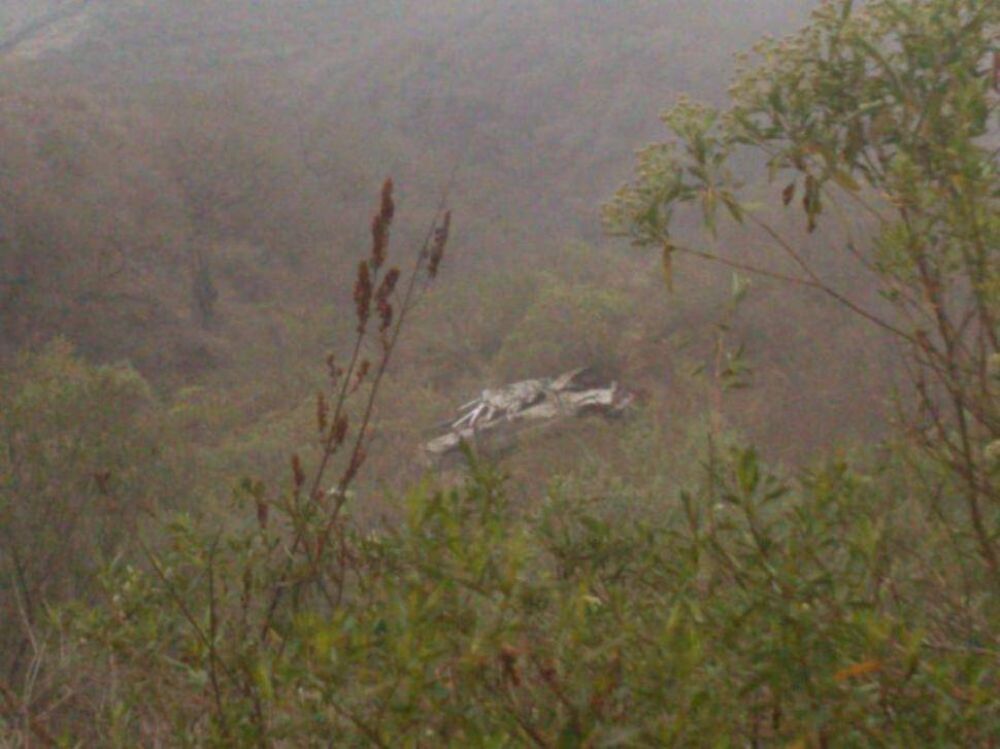 Tr�gico desbarranco en el camino a Anfama