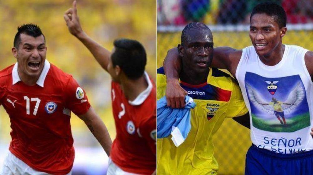 Chile y Ecuador quieren asegurar sus pasajes al Mundial