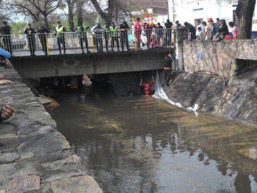 Por el temporal en Salta, un hombre muri� ahogado en el macrocentro