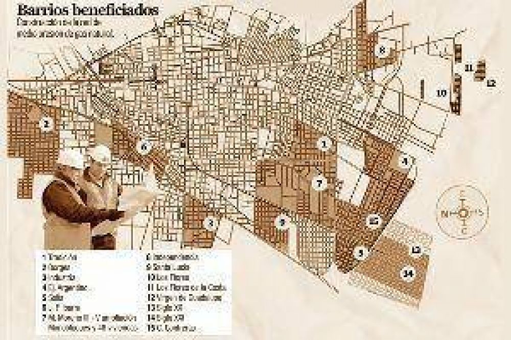 Cronograma completo de barrios beneficiados con nueva red de gas en la ciudad capital