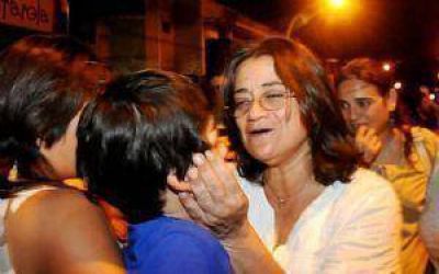 Luc�a inaugur� obras en el Este