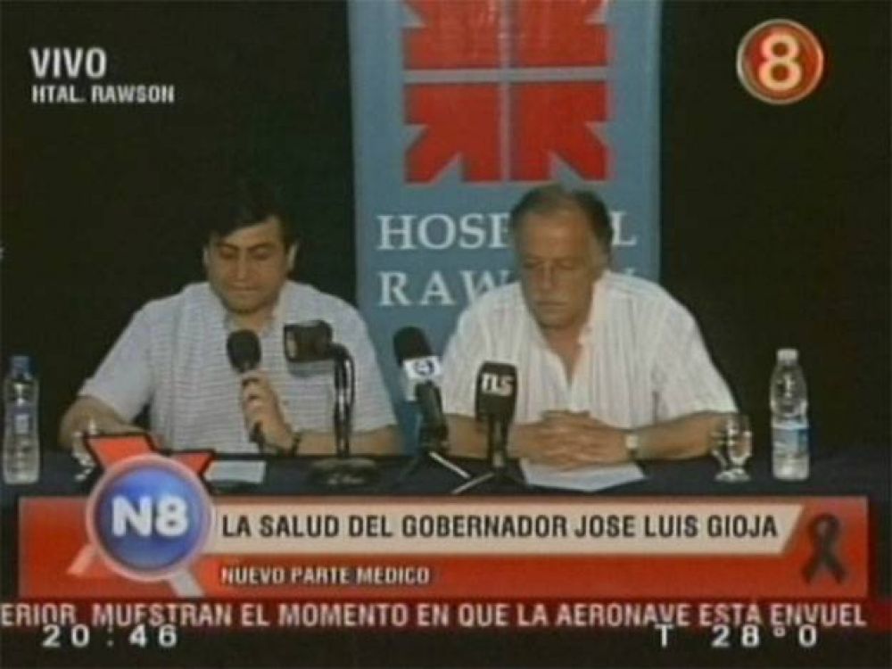 Gioja estable: le sacaron un drenaje y evaluan cambiar los antibi�ticos