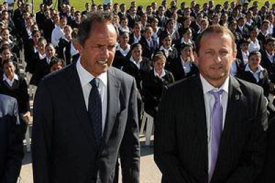 Scioli anticip� que "seguramente" hablar� con Insaurralde sobre el video de Cabandi�