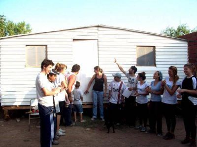 Result� exitosa la construcci�n de las doce viviendas de �TECHO� en �La Ilusi�n�
