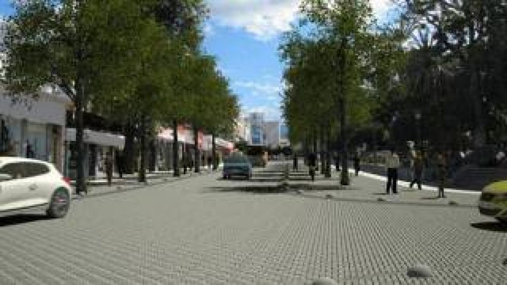 Inician los cortes de calles por la obra en la Plaza 25 de Mayo