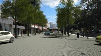 Inician los cortes de calles por la obra en la Plaza 25 de Mayo
