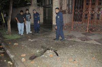Cay� un rayo en la parroquia Santa Rosa y destruy� la cruz del campanario