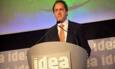 Scioli en Mar del Plata para inaugurar el Coloquio de IDEA