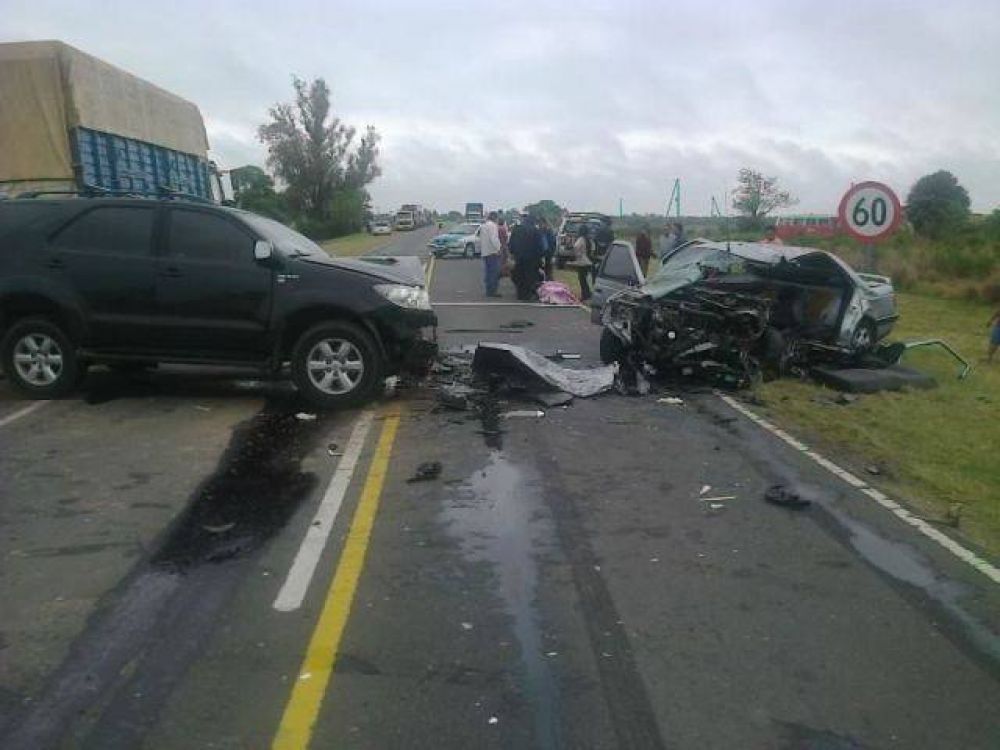 Una familia puntana sufri� un grave accidente en Entre R�os