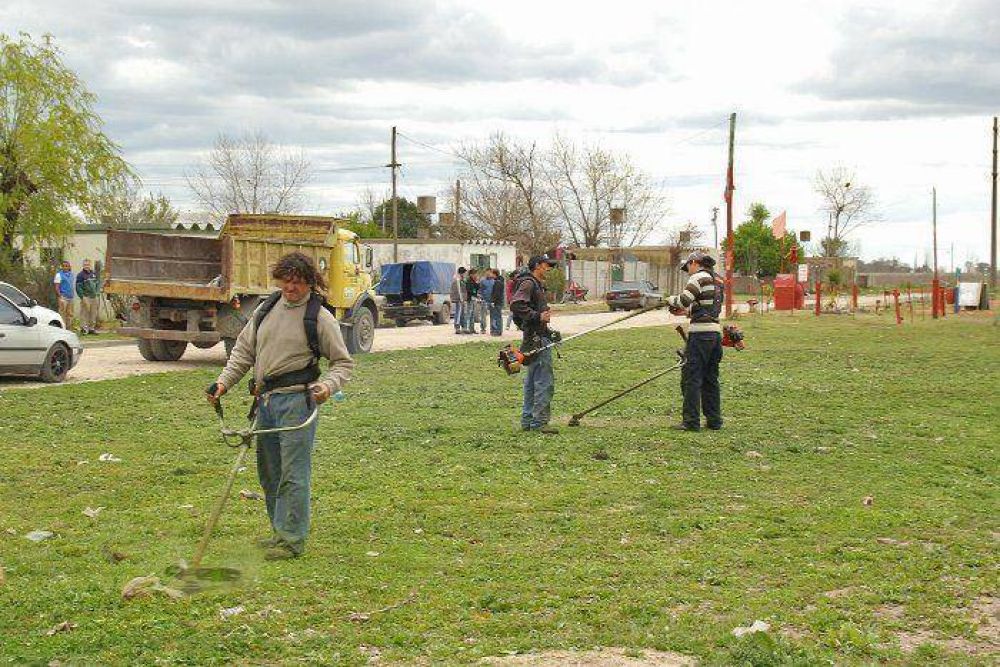 Se reforz� el mantenimiento de espacios p�blicos en toda la ciudad