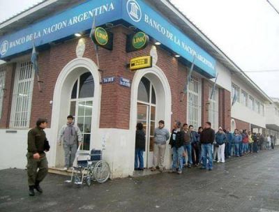 Avanzan las obras de ampliaci�n en el Banco Naci�n