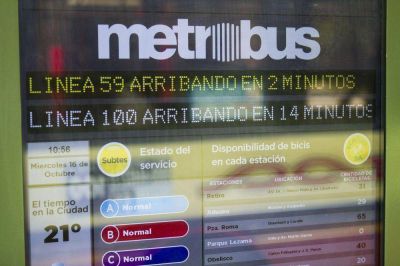 Comodidad, rapidez y previsibilidad en los viajes del Metrobus