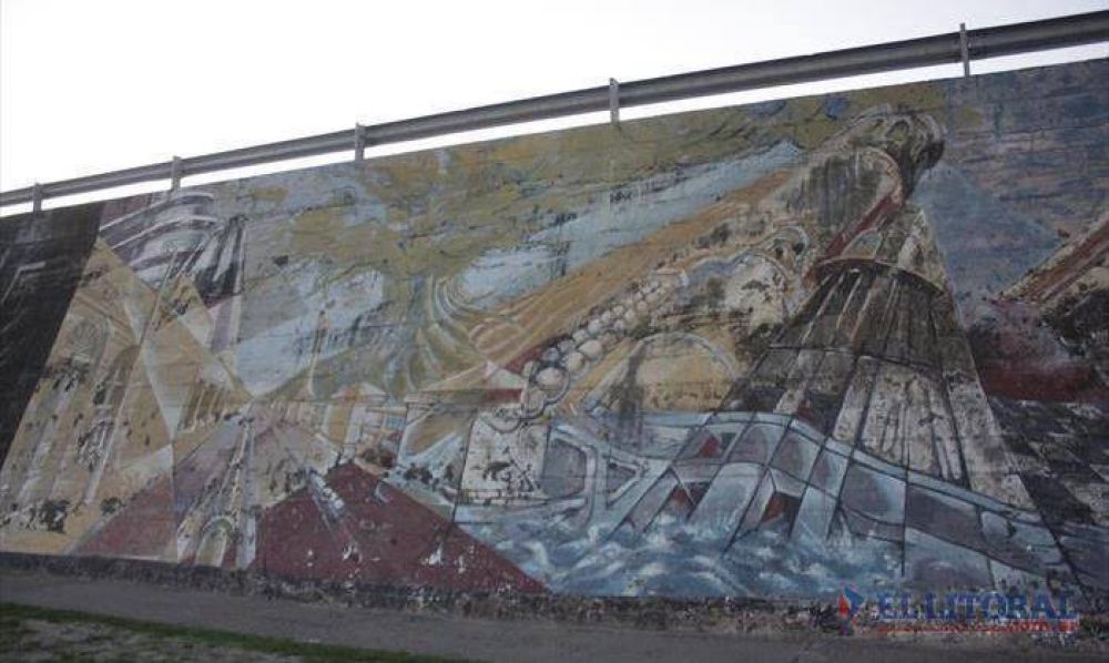 El Mural de la Correntinidad, entre el abandono y la indiferencia