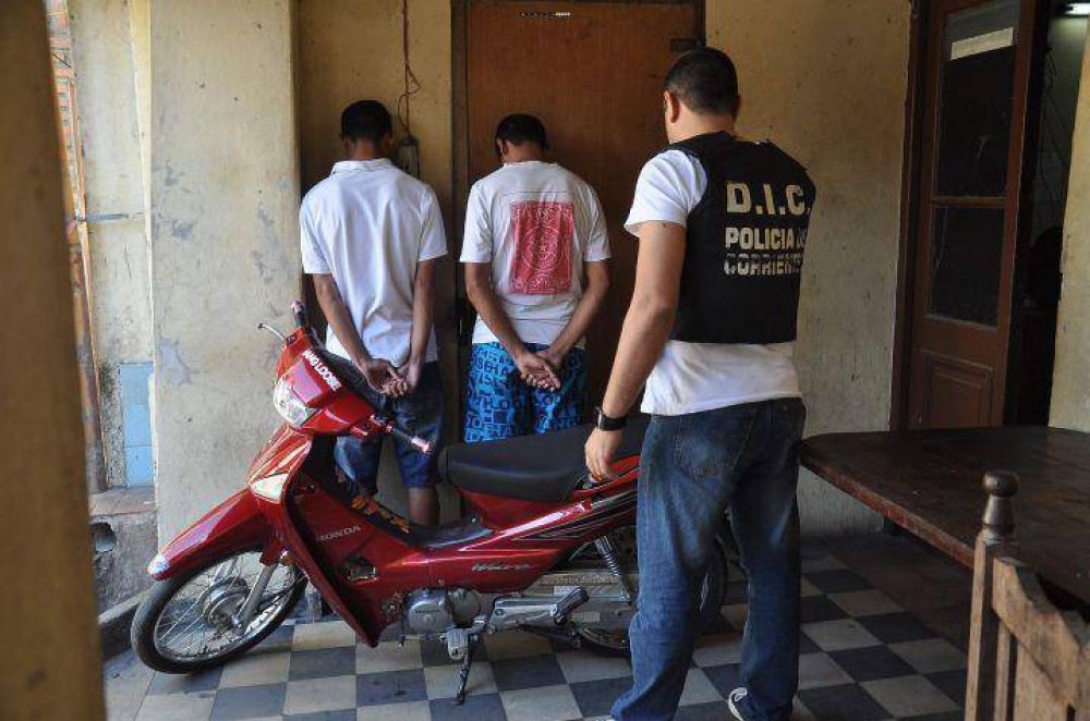 Atraparon a presunto par de �motochorros� que rob� $25 mil