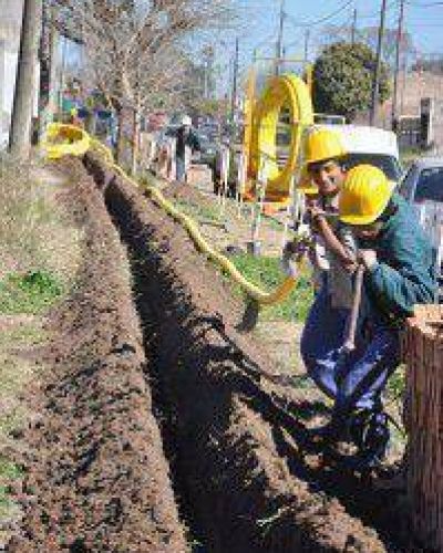 Terminaron los trabajos de red de gas natural en los barrios Federal I y III