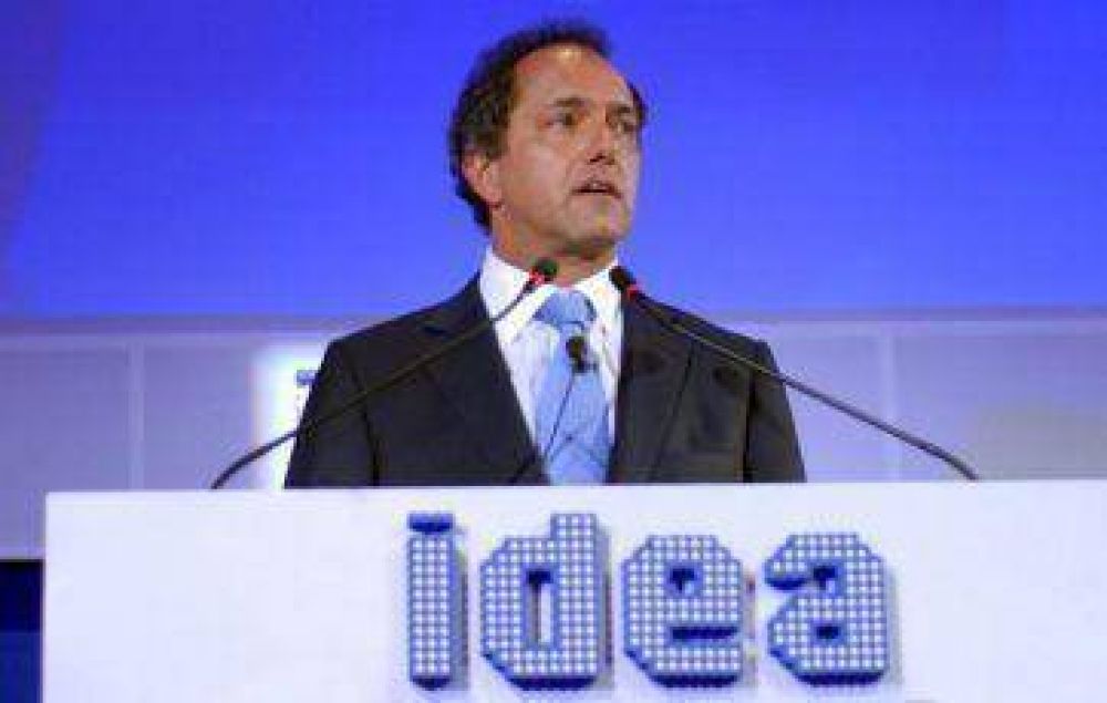 Scioli pidi� a empresarios defender al FpV