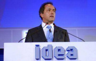 Scioli pidi� a empresarios defender al FpV