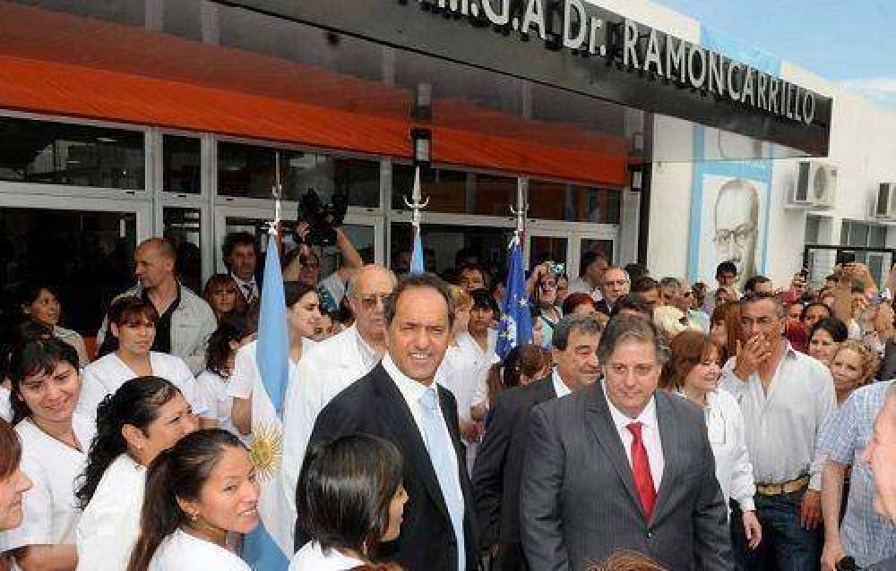 El gobernador ponder� el desarrollo integral de la salud y la educaci�n p�blica