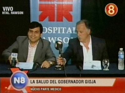 Jos� Luis Gioja sigue estable y contin�a con el proceso para dejar el respirador