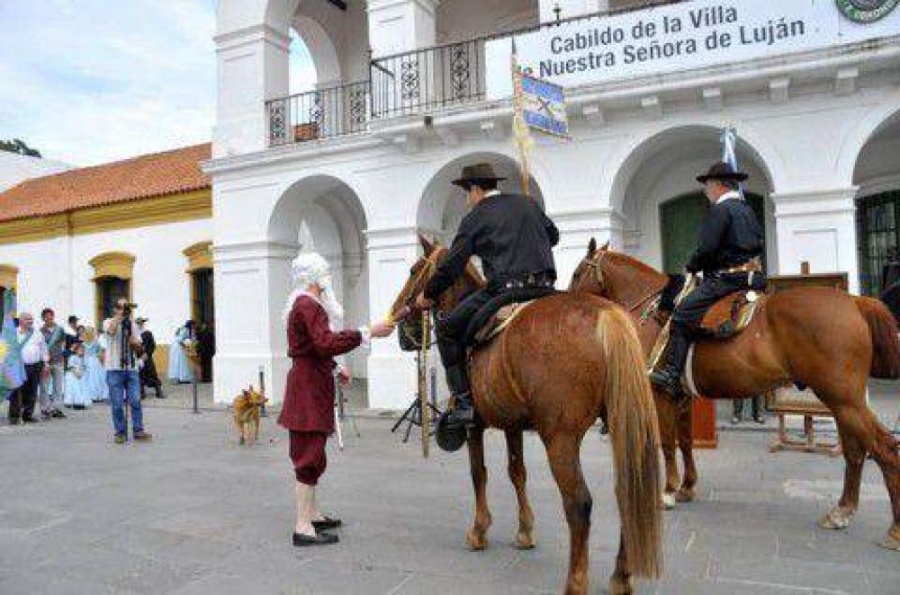 Se realiz� el acto por la fundaci�n de la �Villa de Luj�n�