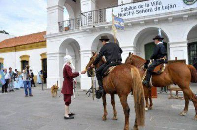 Se realiz� el acto por la fundaci�n de la �Villa de Luj�n�