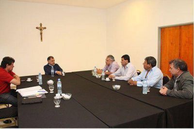 Pereyra recibi� al sindicato de trabajadores de la industria de la construcci�n