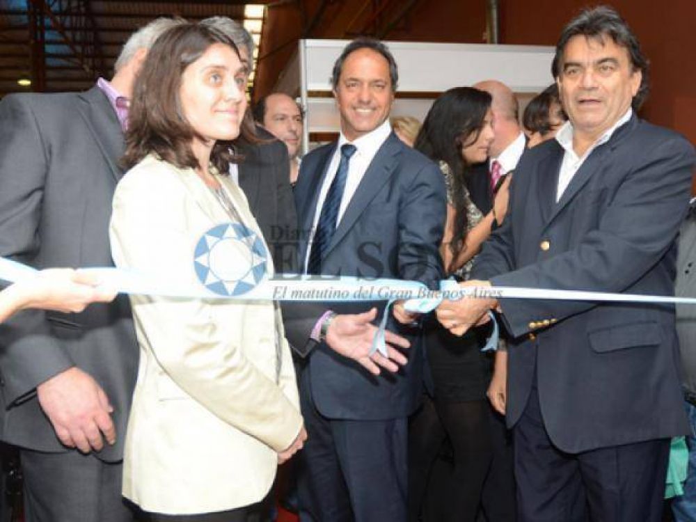 Scioli y Guti�rrez inauguraron la novena Expo Industrial